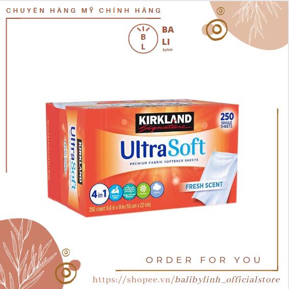 Giấy Thơm Quần Áo Kirkland Ultra Soft 4in1 nhập Mỹ -Full box 250 tờ