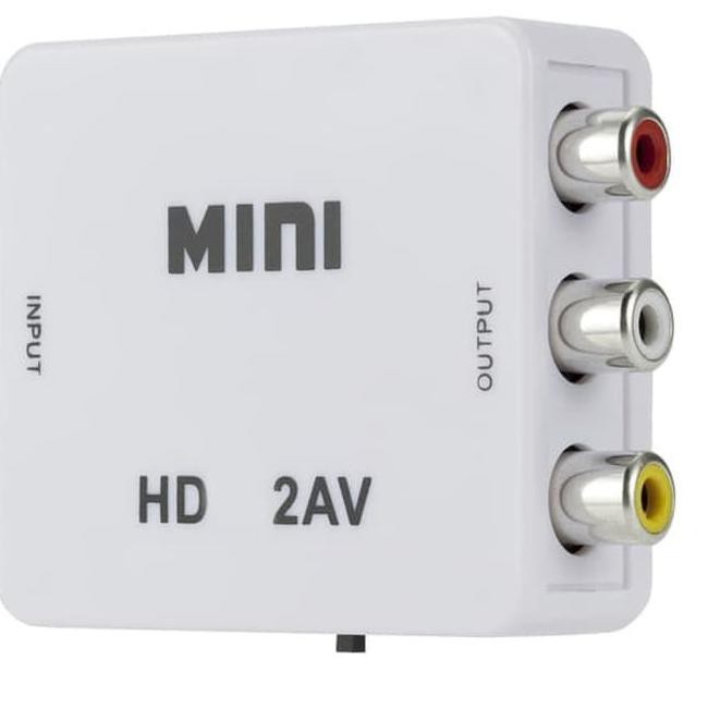 Hộp Chuyển Đổi Mini Hdmi2Av / Hdmi Sang Av Rca / Mini Hdmi2Av | BigBuy360 - bigbuy360.vn