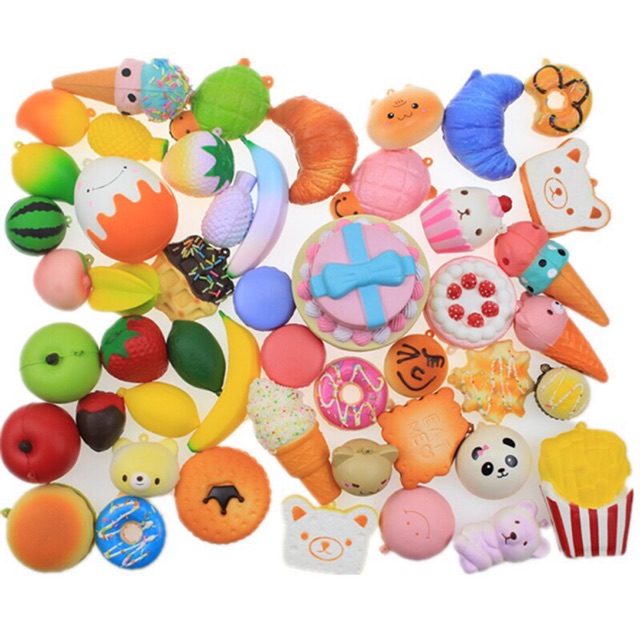 Combo 10 squishy mini