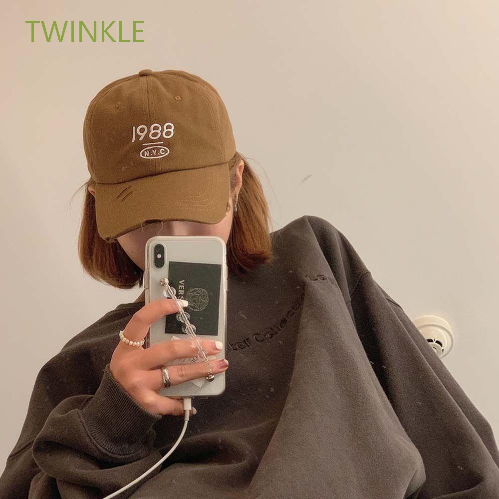 Nón Lưỡi Trai Thêu Chữ 1988 Phong Cách Hàn Quốc Đơn Giản Dành Cho Nam Và Nữ