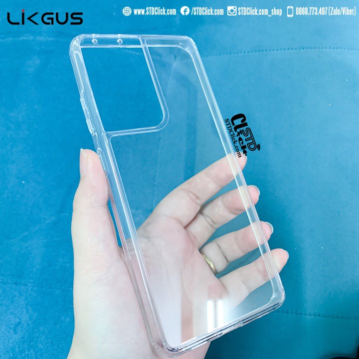 ỐP LƯNG SAMSUNG GALAXY S21 FE 5G - S21 5G - S21 PLUS 5G - S21 ULTRA 5G LIKGUS LƯNG CỨNG TRONG VIỀN DẺO CHÍNH HÃNG