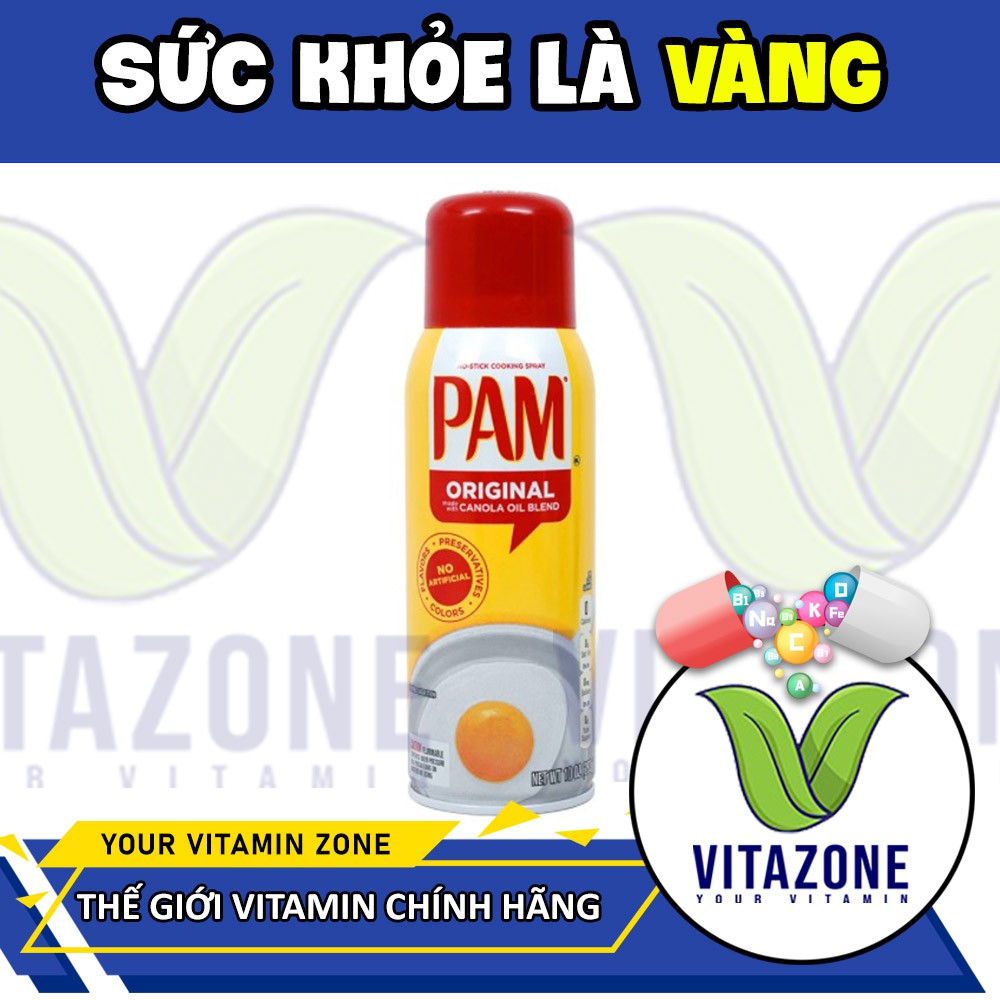 PAM ORIGINAL - DẦU XỊT ĂN KIÊNG HOÀN TOÀN 0 CALO