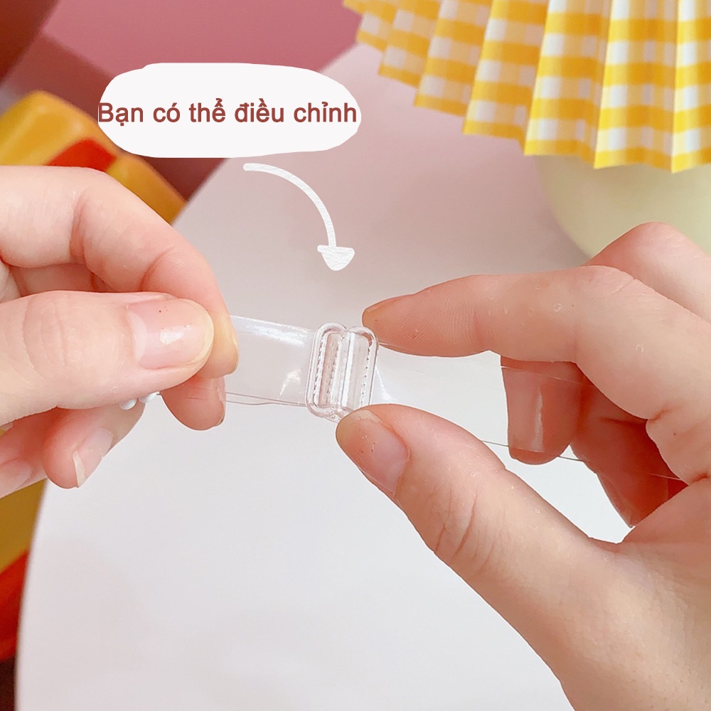 [HÀNG CÓ SẴN] Dây Áo Lót Dây Áo Ngực Bra Trong Suốt
