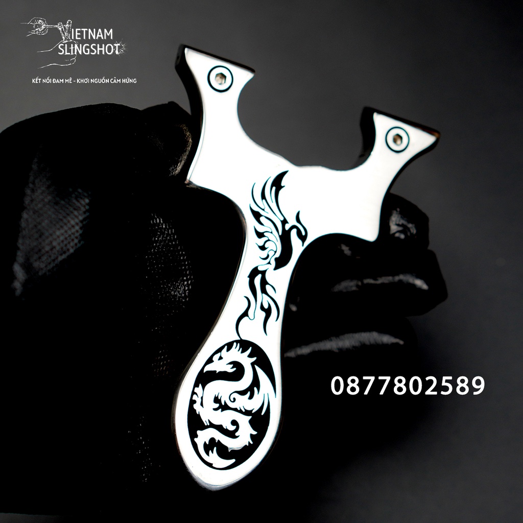 [Ná Inox xịn giá tốt] Ná cao su Long Phụng Inox 304 Cao Cấp Chống Gỉ Cầm Đầm Tay Và Rất Đẹp Mắt, sáng bóng siêu mượt