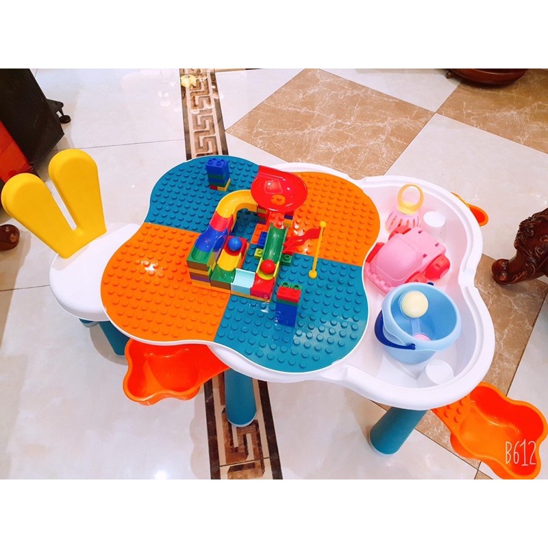 FREE SHIP ! Bộ bàn ghế Lego Hình Vuông đa năng HKM VITADAIRY