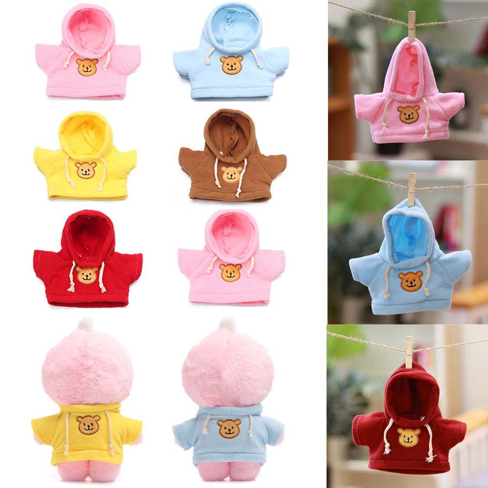 Trang phục búp bê hình chú vịt vàng mặc áo len dễ thương 30cm