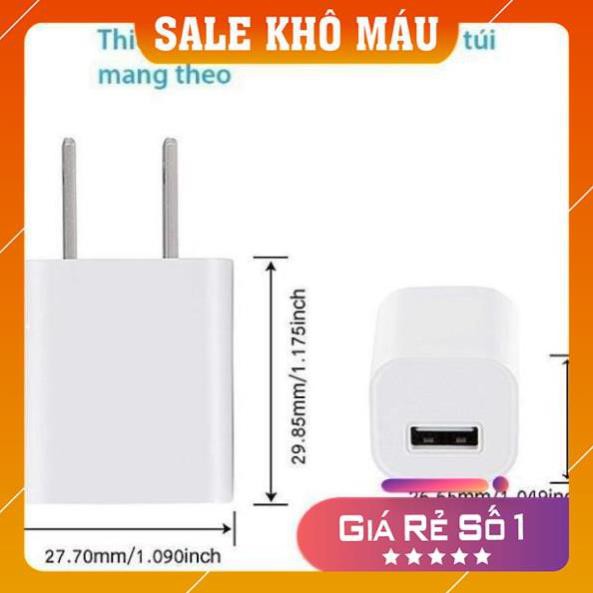 [giá sốc] Cục sạc/ Củ sạc iPhone/USB/Adroid A21 tương thich mọi thiết bị qua cổng USB