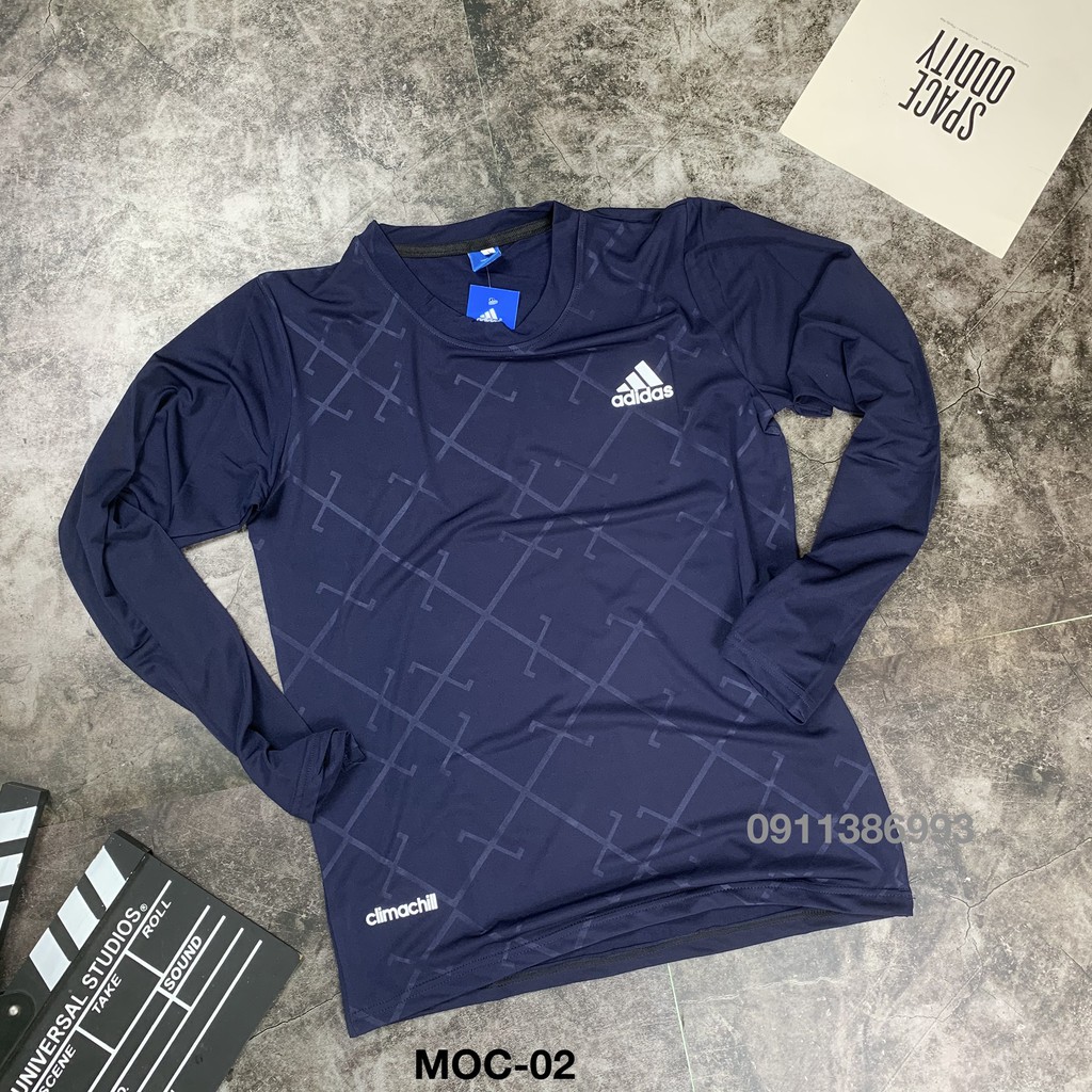 ÁO GIỮ NHIỆT NAM ÁO GYM NAM THUN LẠNH 4 CHIỀU VÂN VUÔNG | BigBuy360 - bigbuy360.vn