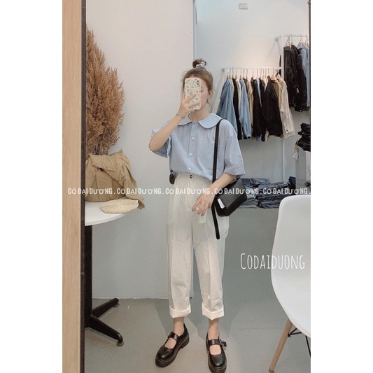 Sơ mi tay cộc cổ sen style Thái Len | BigBuy360 - bigbuy360.vn