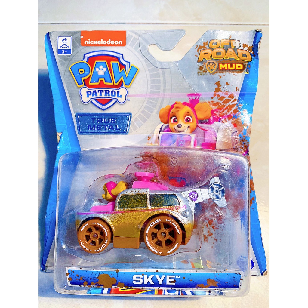 Xe chó cứu hộ Skye - Paw Patrol Full box - True Metal - Hàng chính hãng Spin Master - Hasbro