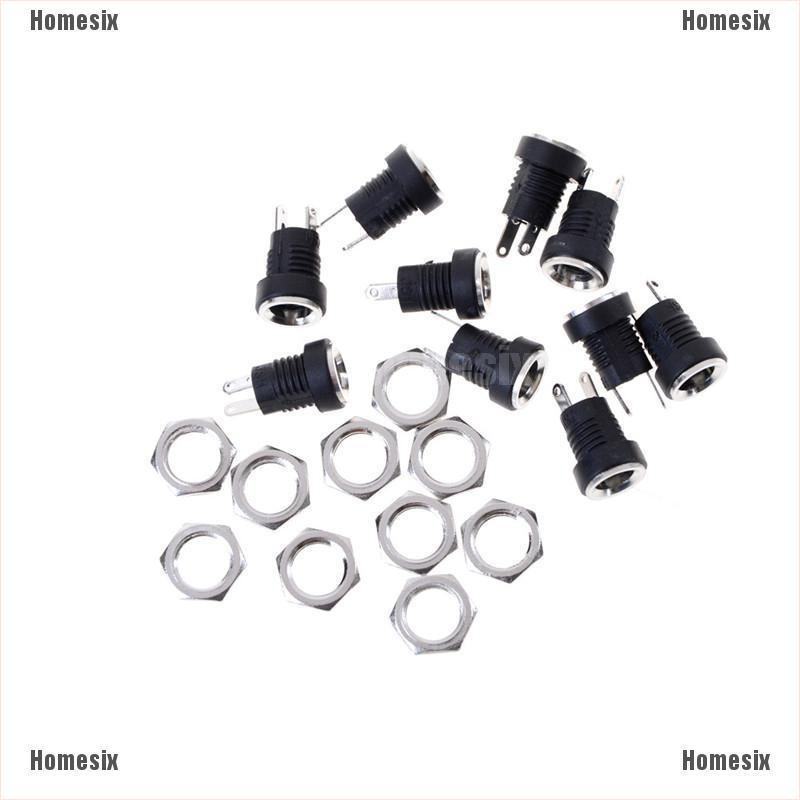 Set 10 Đầu Nối Nguồn Dc-022B 5.5x2.1mm