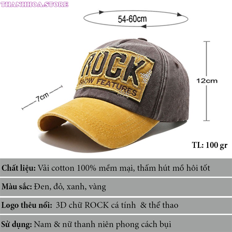 Nón lưỡi trai nam nữ cao cấp nón kết đẹp thời trang rách bụi cá tính màu đen