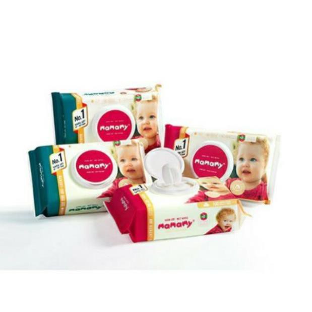 Combo 10 khăn ướt Mamamy  có mùi, Không mùi - FLASH SALE 99K
