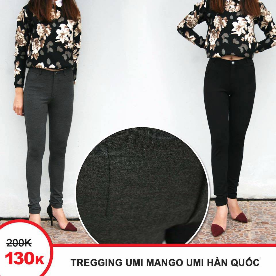 Quần tregging dáng công sở vải umi nhập Hàn Quốc | BigBuy360 - bigbuy360.vn