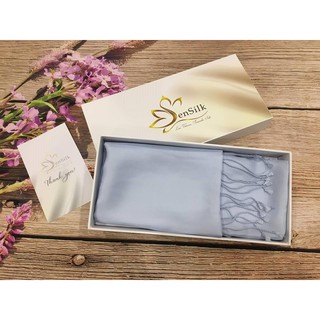 Khăn Lụa SenSilk Luxury Xanh siêu đẹp