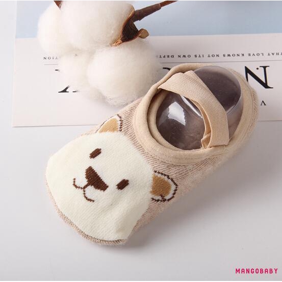 Vớ cotton chống trượt hình hoạt hình dễ thương cho bé