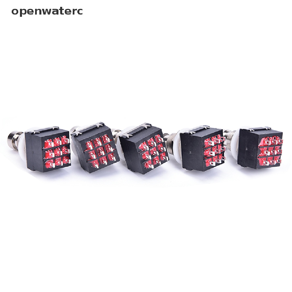 Bộ 5 Bàn Đạp Hiệu Ứng 3PDT 9-Pin Bằng Kim Loại Cho Guitar