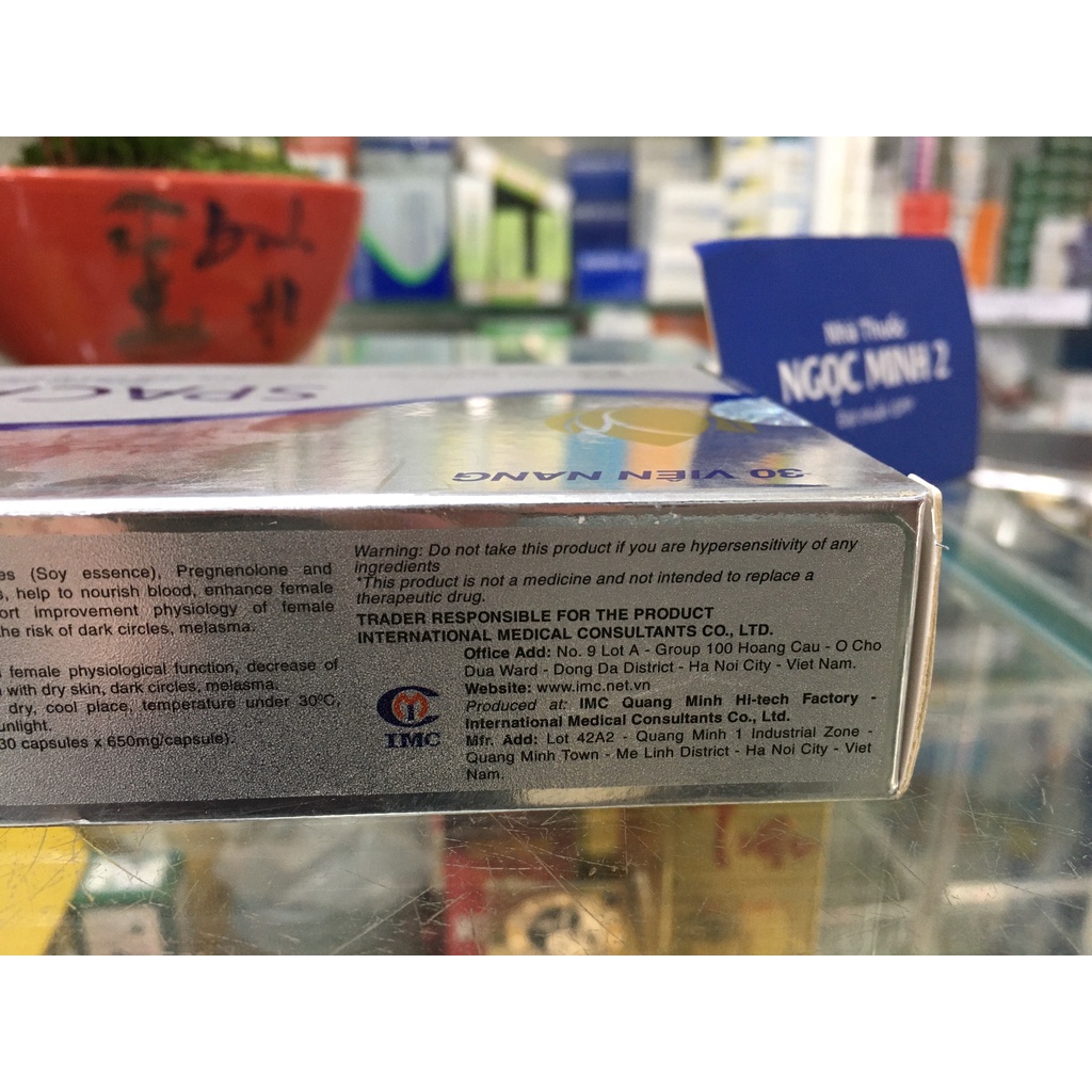 ✅ [Chính Hãng] Spacaps dùng cho phụ nữ suy giảm chức năng sinh lý, giảm ham muốn.