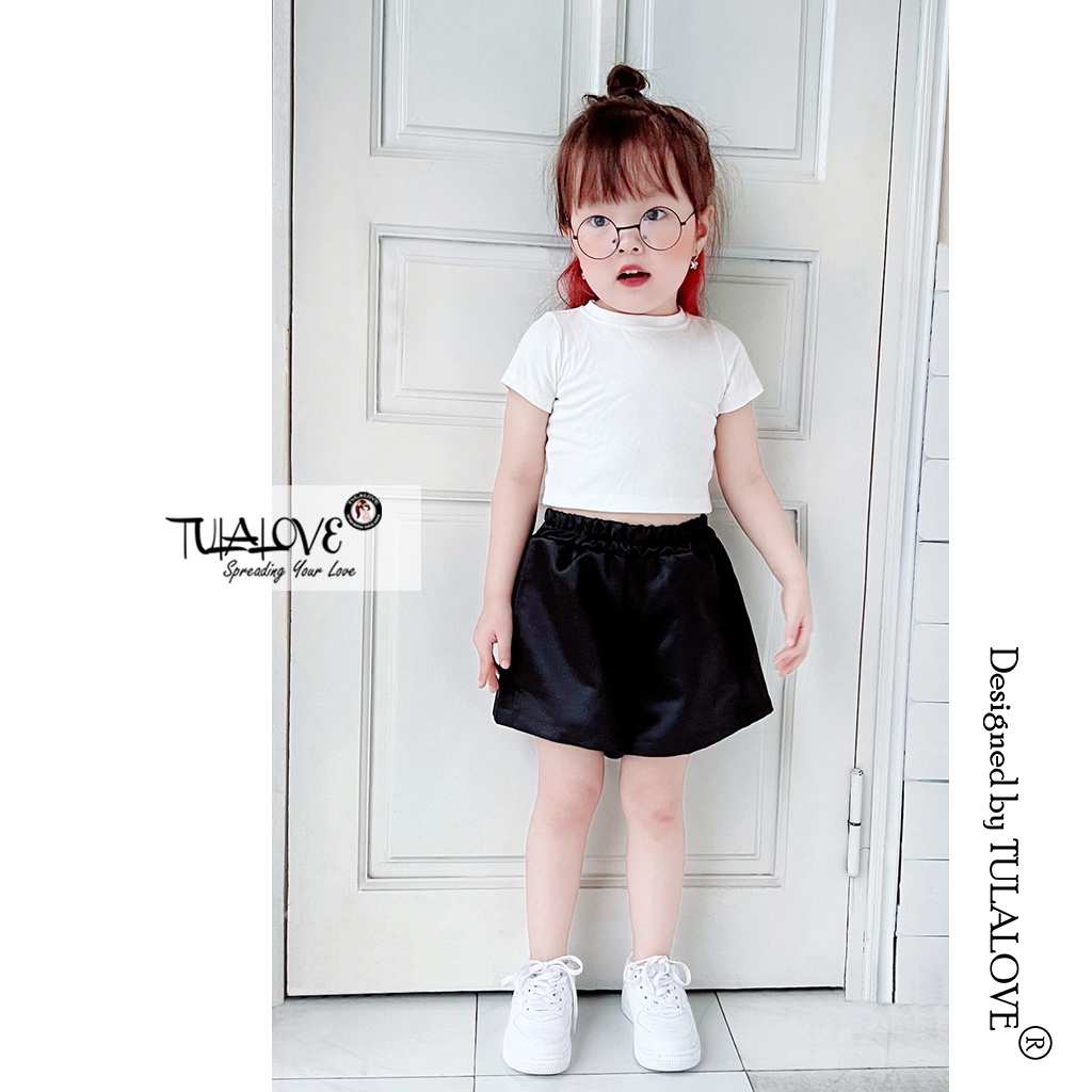 Quần Sooc Phồng Cho Bé Gái TulaLove Vải Taffta, Quần Short Bé Gái Tulalove