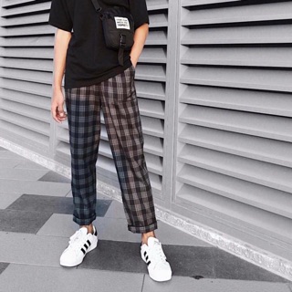 Quần caro plaid pants