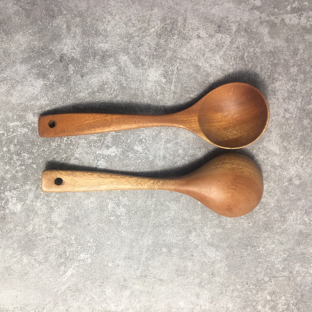 vá múc canh gỗ  - wood spoon