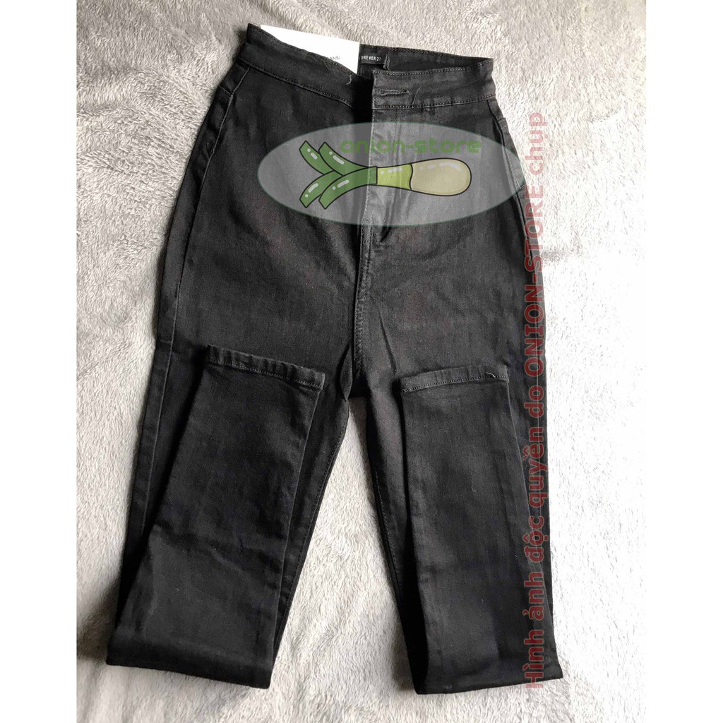 Quần Jean Nữ Lưng Cao Siêu Co Giãn- Quần Bò Cạp Cao Form Nữ Dáng Ôm | BigBuy360 - bigbuy360.vn