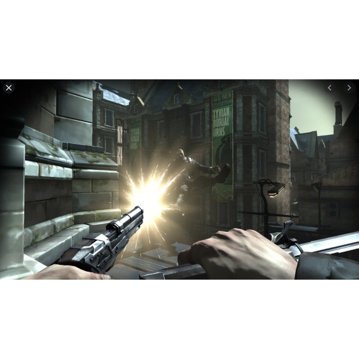 Đĩa trò chơi Dishonored trên hệ máy ps3