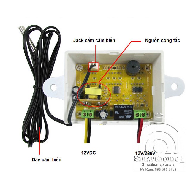Công Tắc Cảm Biến Nhiệt Độ 12V SHP-ND2