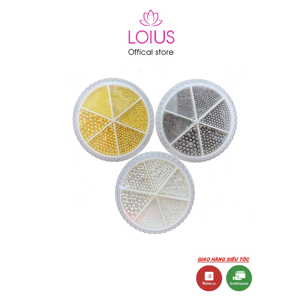 Bi nail, bi gắn móng khay tròn mix đủ size