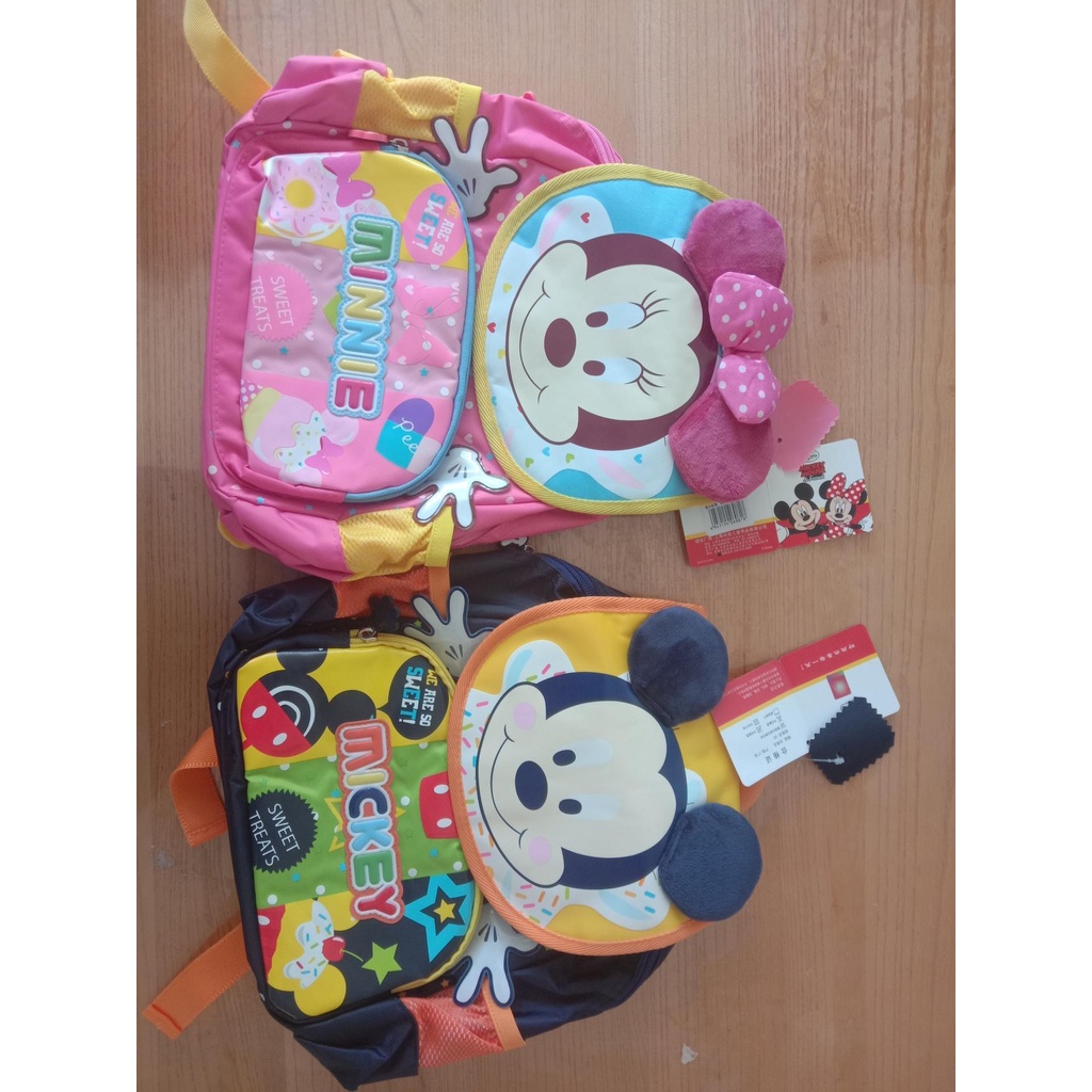 Ba Lô Đi Học Họa Tiết Hoạt Hình Disney Xinh Xắn Dành Cho Bé 1-8 Tuổi