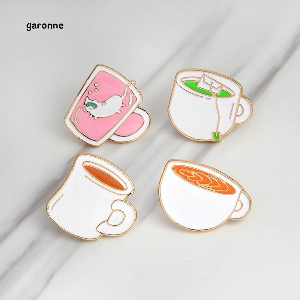 Set 4 Ghim Cài Áo Hoạt Hình Xinh Xắn