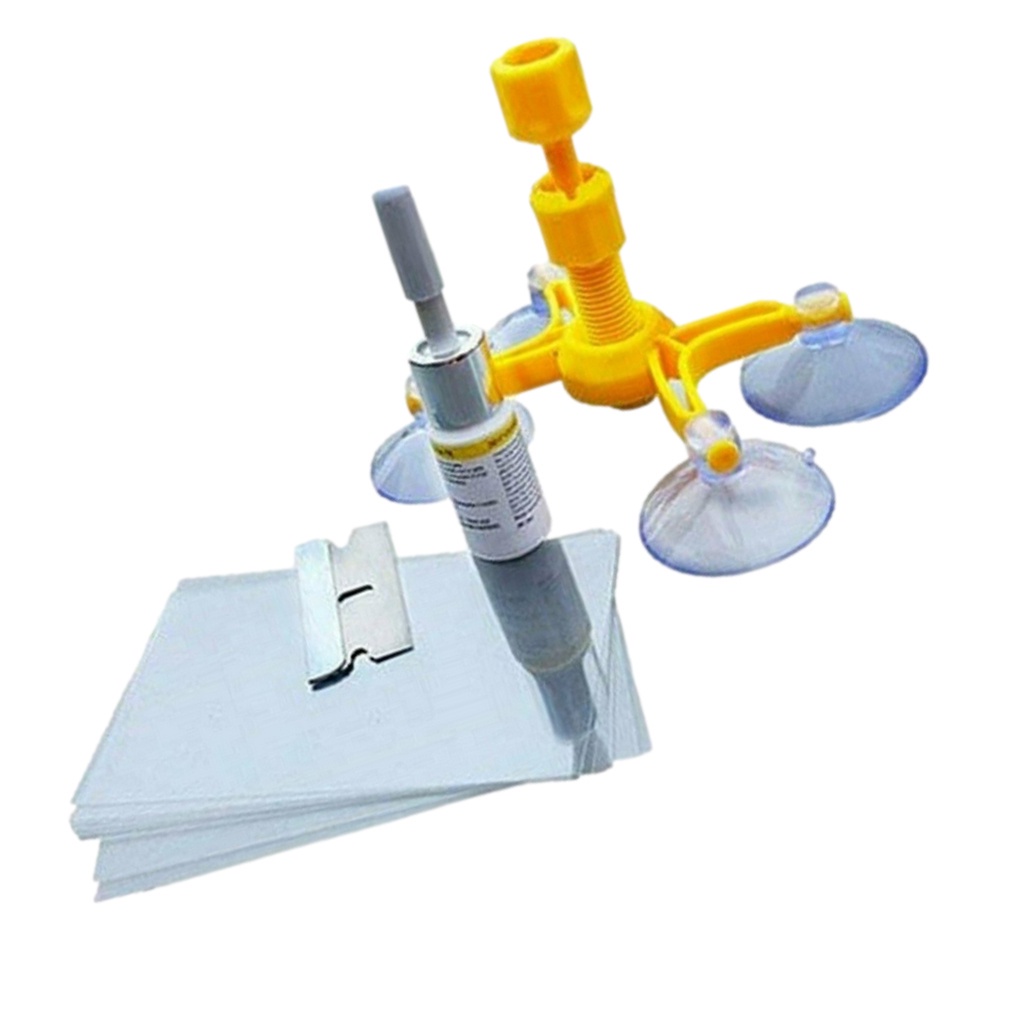 [Coco]Window Repair Kit Car Windshield Crack Remover Front Windscreen Resin Repair Set Car Maintain Tool