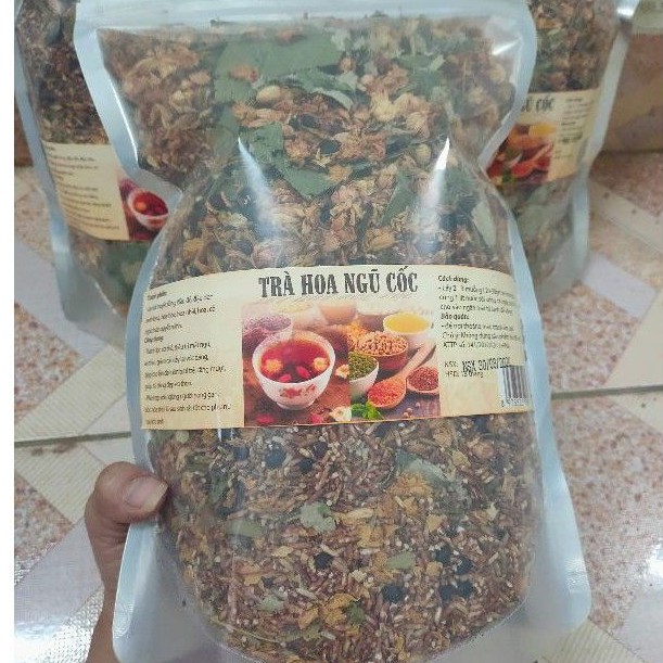 Trà hoa ngũ cốc gói 1kg thải độc gan, đẹp da, giảm cân