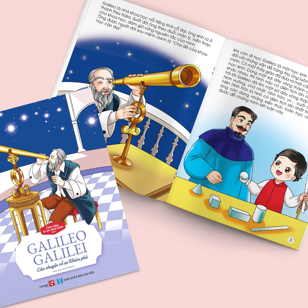 Tranh truyện Cảm hứng Danh nhân từ các Danh nhân Thế giới - Galileo Galilei (Câu chuyện về sự Khám phá)