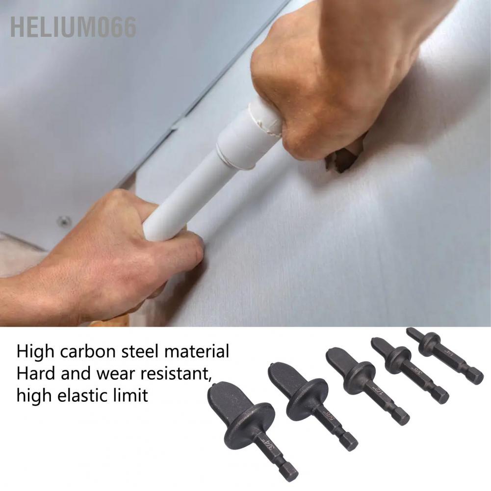 Bộ mở rộng ống 5 cái 1 / 4in Hex Xử lý chuyển đổi thép carbon cao cho máy điều hòa không khí Helium066