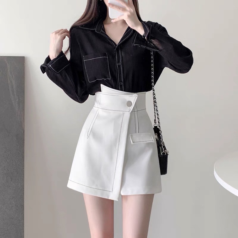 Chân váy chữ a phong cách Hàn Quốc, chân váy ngắn xixeoshop - v56