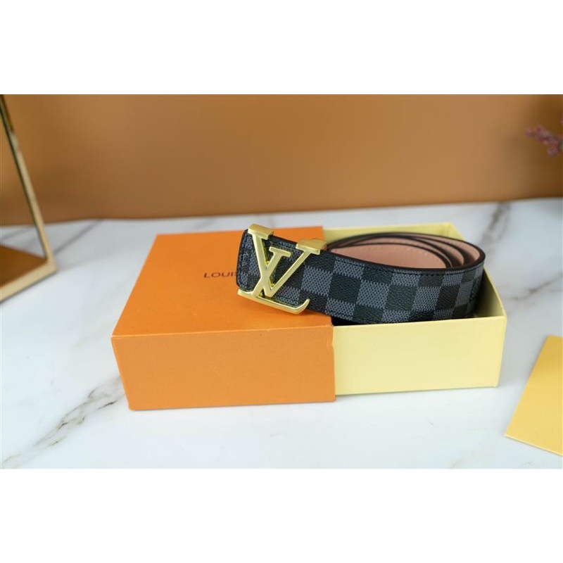 DÂY THẮT LƯNG NAM LV DA THẬT HÀNG CHUẨN SUPER VIP FULLBOX
