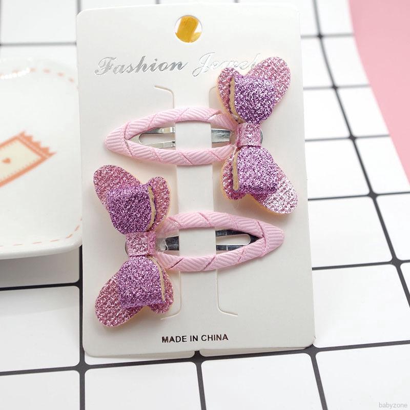 Set kẹp tóc nơ dễ thương cho bé gái