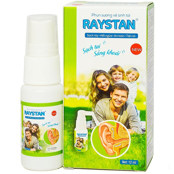 Phun sương vệ sinh tai RAYSTAN Sạch Tai Sảng Khoái