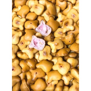 Bánh gấu vàng kem dâu - thơm ngon 100g / 250g / 500g