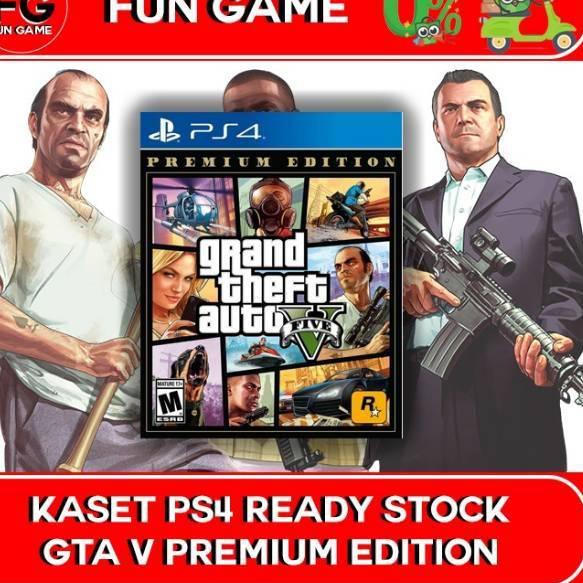 Thiết Bị Chơi Game Ps4 Gta V / Grand Theft Auto 5 Premium Region 3 Chất Lượng Cao