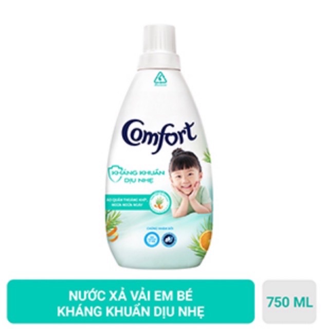 Nước Xả Vải Comfort Kháng Khuẩn Dịu Nhẹ 750ml