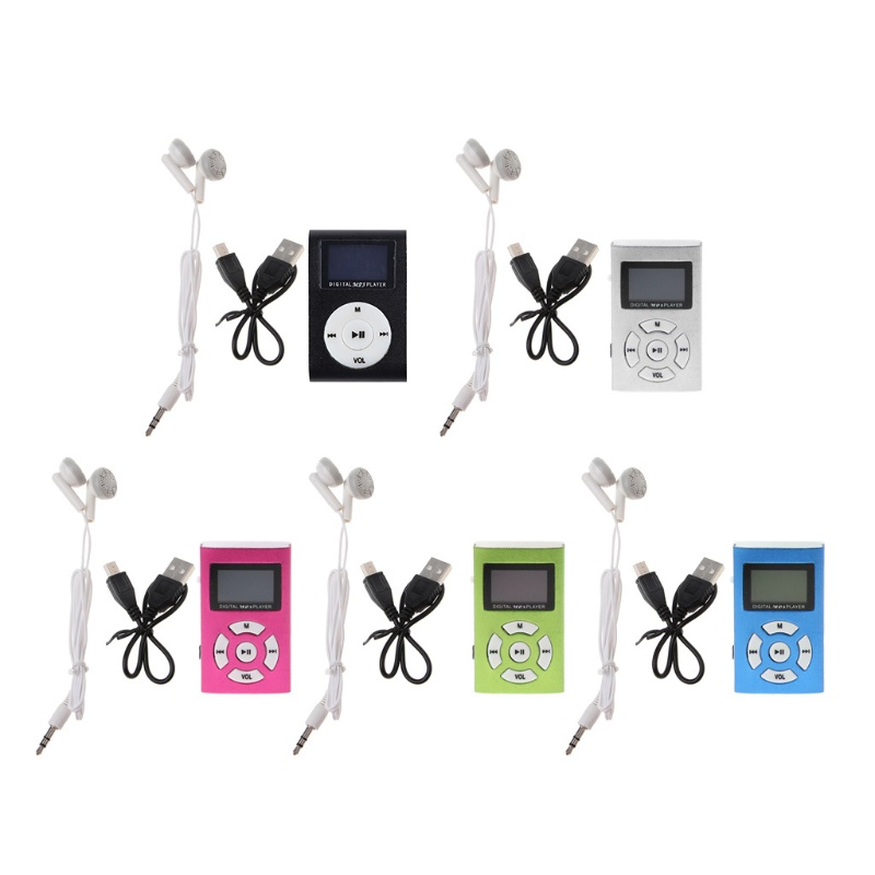 Máy Nghe Nhạc MP3 MX-808 Mini Màn Hình LCD Hỗ Trợ Thẻ Nhớ TF 32GB Chất Lượng Cao
