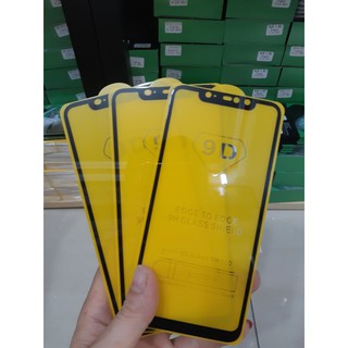Kính Cường Lực 9D Xiaomi Redmi Note 6 Pro Full Màn Hình Đen