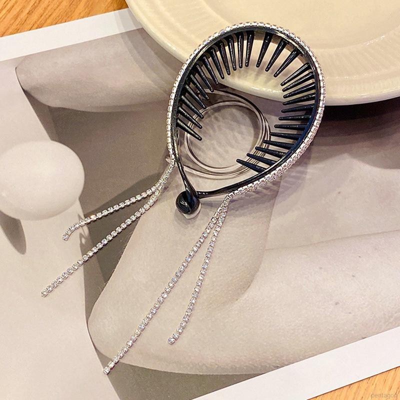 Kẹp tóc đính đá lấp lánh thời trang cho nữ