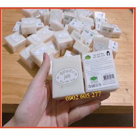 [hàng xịn] XÀ PHÒNG TRẮNG DA CÁM GẠO THÁI LAN RICE MILK SOAP THÁI LAN