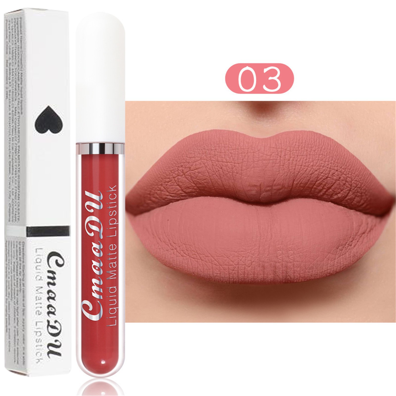 (Hàng Mới Về) Son Kem Lì 18 Màu Sắc Tùy Chọn Không Dính Lâu Trôi Không Thấm Nước 2.5ml | BigBuy360 - bigbuy360.vn