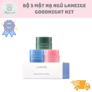 Bộ 3 mặt nạ ngủ LANEIGE Good Night Kit 3 items
