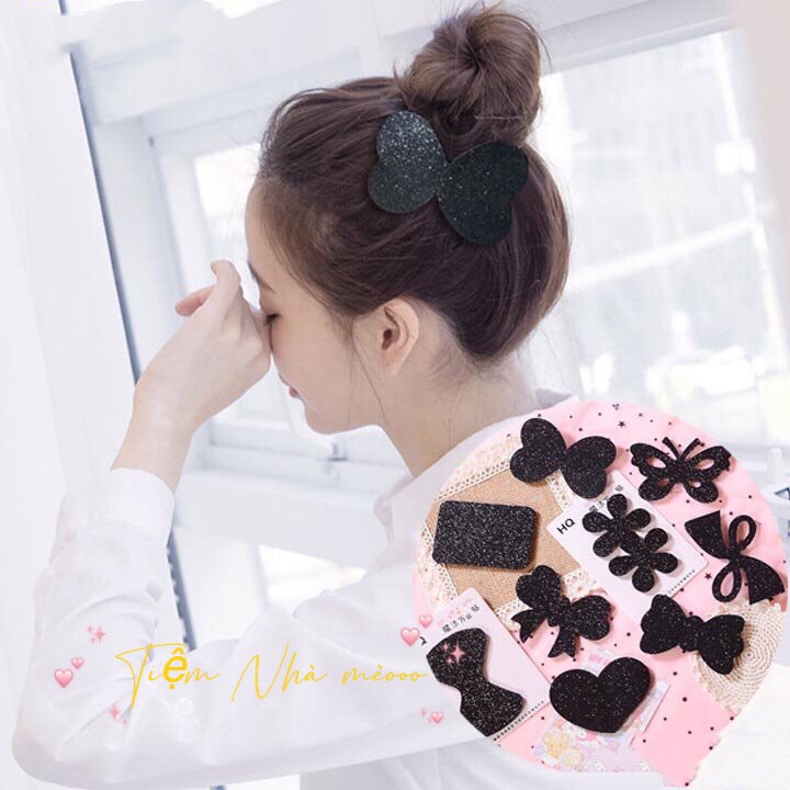 miếng dán tóc giữ tóc cố định tóc nhiều kiểu dáng dễ thương đáng yêu trẻ trung