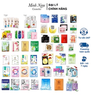 Combo 10 miếng mặt nạ dưỡng ẩm nội địa trung mix vị